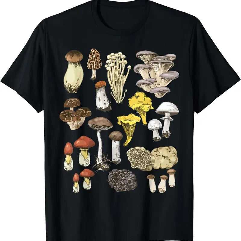 [100% Cotton]Mushroom Mycology Fungi Foraging Cottagecore Cute Teen Girl T-Shirt Hoodie, Sweatshirt | ZylaModa.com