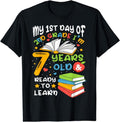 [100% Cotton]My First Day Of 2nd Grade 7 Years old Back to School T-Shirt Hoodie, Sweatshirt | ZylaModa.com