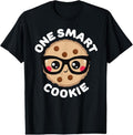 100% Cotton One Smart Cookie Cute Kawaii Style Pun Chocolate Chip T-Shirt Hoodie, Sweatshirt | ZylaModa.com