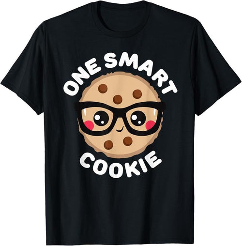 100% Cotton One Smart Cookie Cute Kawaii Style Pun Chocolate Chip T-Shirt Hoodie, Sweatshirt | ZylaModa.com