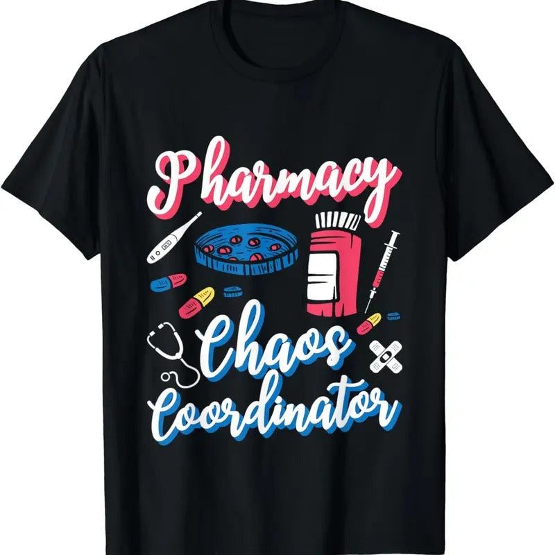 [100% Cotton]Pharmacy Chaos Coordinator Technician Tech Pharmacists T-Shirt Hoodie, Sweatshirt | ZylaModa.com