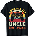 100% Cotton Promoted to Uncle 2025 Funny Leveling Up to Uncle 2025 Gamer T-Shirt Hoodie, Sweatshirt | ZylaModa.com