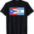 [100% Cotton]Puerto Rican Argentinian Flag Puerto Rico Argentina T-Shirt Hoodie, Sweatshirt | ZylaModa.com