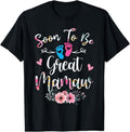 [100% Cotton]Soon To Be Great Mamaw Flower T-Shirt Hoodie, Sweatshirt | ZylaModa.com