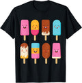 [100% Cotton]Summer Popsicles Creamsicles Ice Cream Bars With Cute Kawaii T-Shirt Hoodie, Sweatshirt | ZylaModa.com