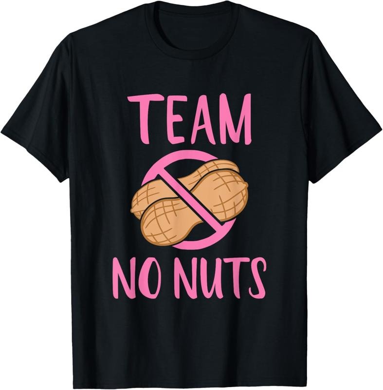 100% Cotton Team No Nuts Girl" Gender Reveal Party T-Shirt - Classic Fit, Crew Neck, Black Hoodie, Sweatshirt | ZylaModa.com