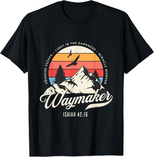 100% Cotton Waymaker Promise Keeper Miracle Worker Christian Bible Verse T-Shirt Hoodie, Sweatshirt | ZylaModa.com