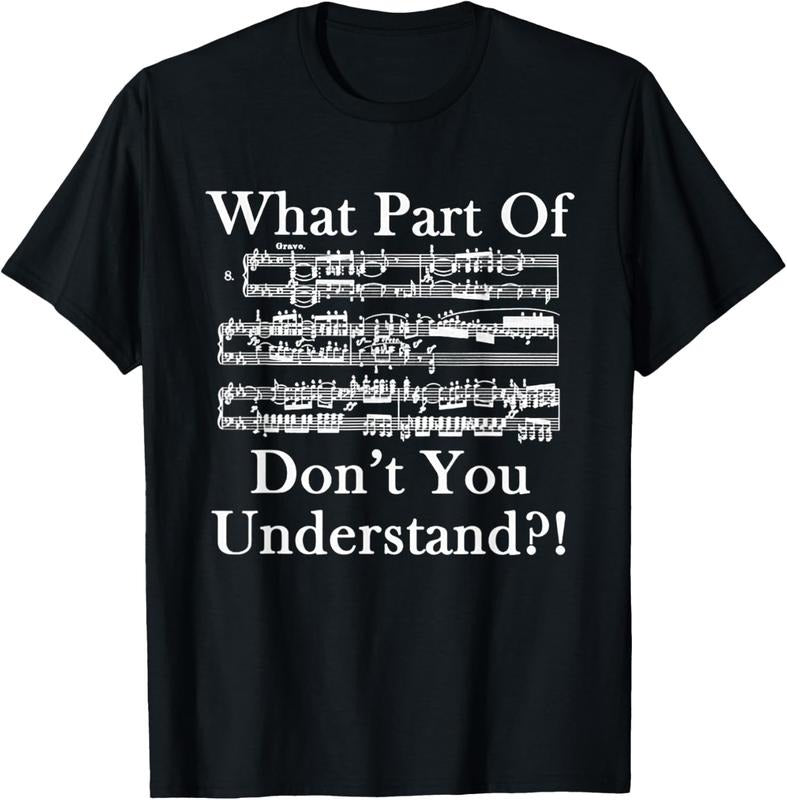 100% Cotton What Part Of Music Don't You Understand Funny Music Note T-Shirt Hoodie, Sweatshirt | ZylaModa.com