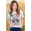 100 Days Brighter Bruh School Graphic T-Shirt Hoodie, Sweatshirt | ZylaModa.com
