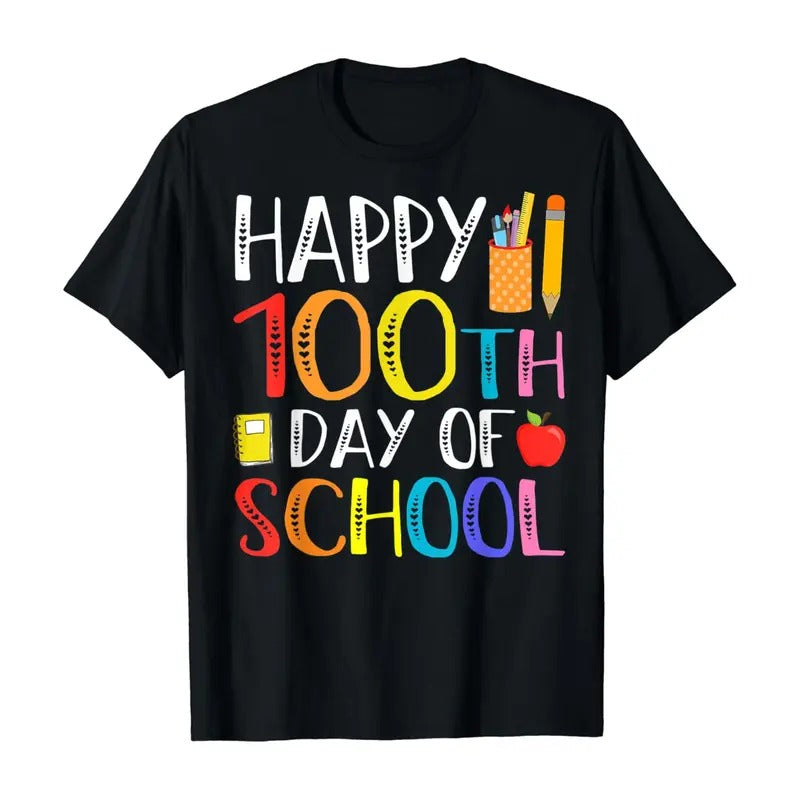 100 Days Of School Teacher And Student T-Shirt Hoodie, Sweatshirt | ZylaModa.com
