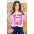 100 Days Pink Smiley Teacher Graphic T-Shirt Hoodie, Sweatshirt | ZylaModa.com
