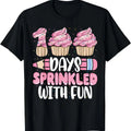 100 Days Sprinkled With Fun Cupcake 100th Day Of School Girl T-Shirt Hoodie, Sweatshirt | ZylaModa.com