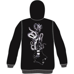 Animal Guitar Zippered Hooded Sweatshirt T-Shirts, Hoodie | ZylaModa.com (Image 2)