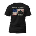 9/11 September 11th Never Forget Front or Back Print T-Shirt Hoodie, Sweatshirt | ZylaModa.com
