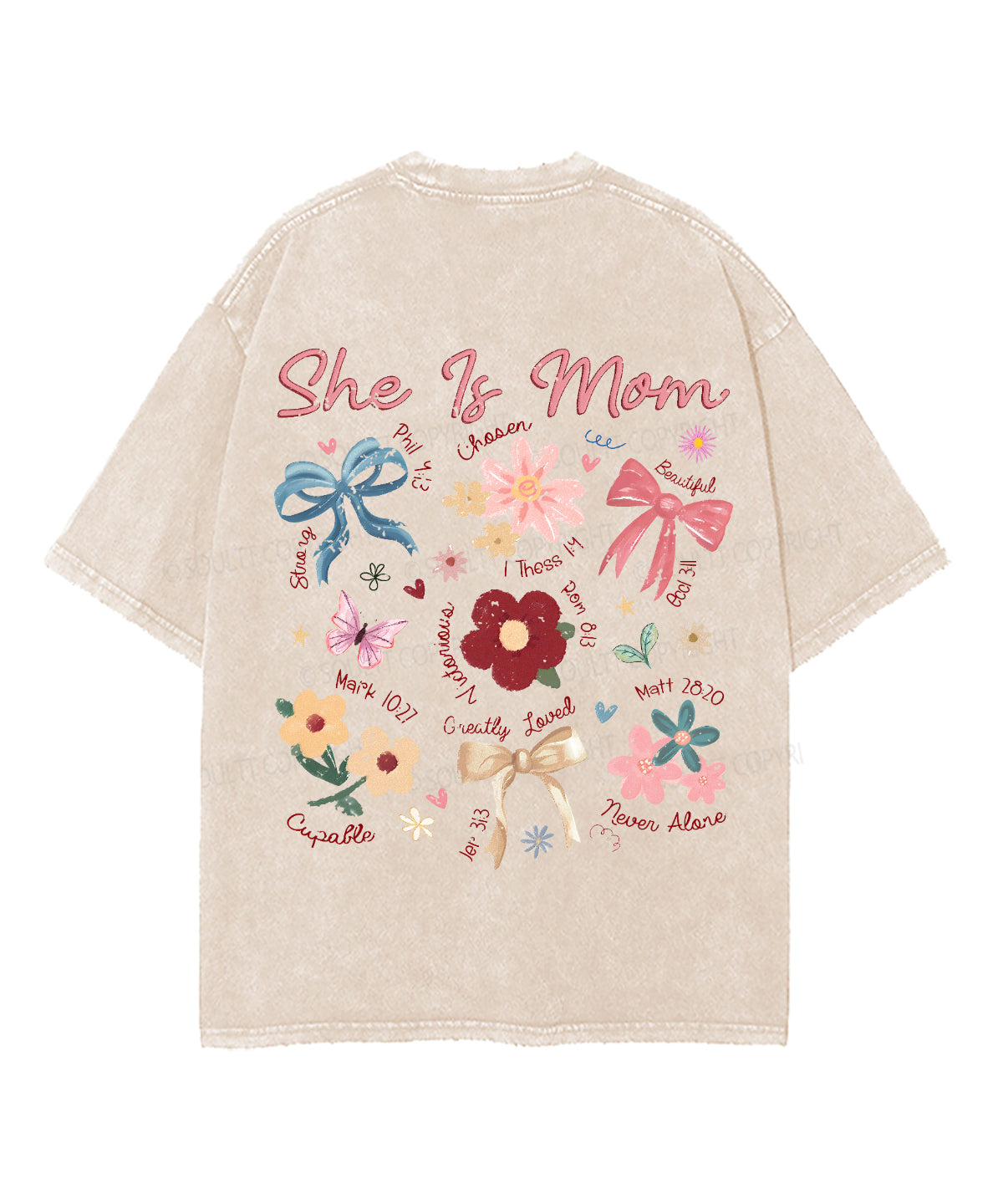 She Is Mom Double Sided Unisex Washed Christian T-shirt Style001 Hoodie, Sweatshirt | ZylaModa.com (Image 5)