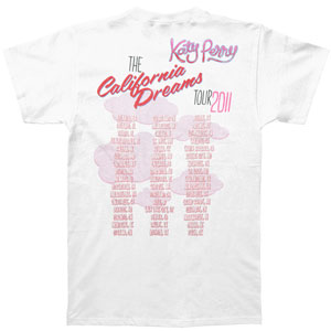 California Dreams 2011 Tour Slim Fit T-shirt Hoodie, Sweatshirt | ZylaModa.com (Image 2)