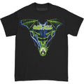 Blue Batwing Skull Allover T-shirt Hoodie, Sweatshirt | ZylaModa.com (Image 1)