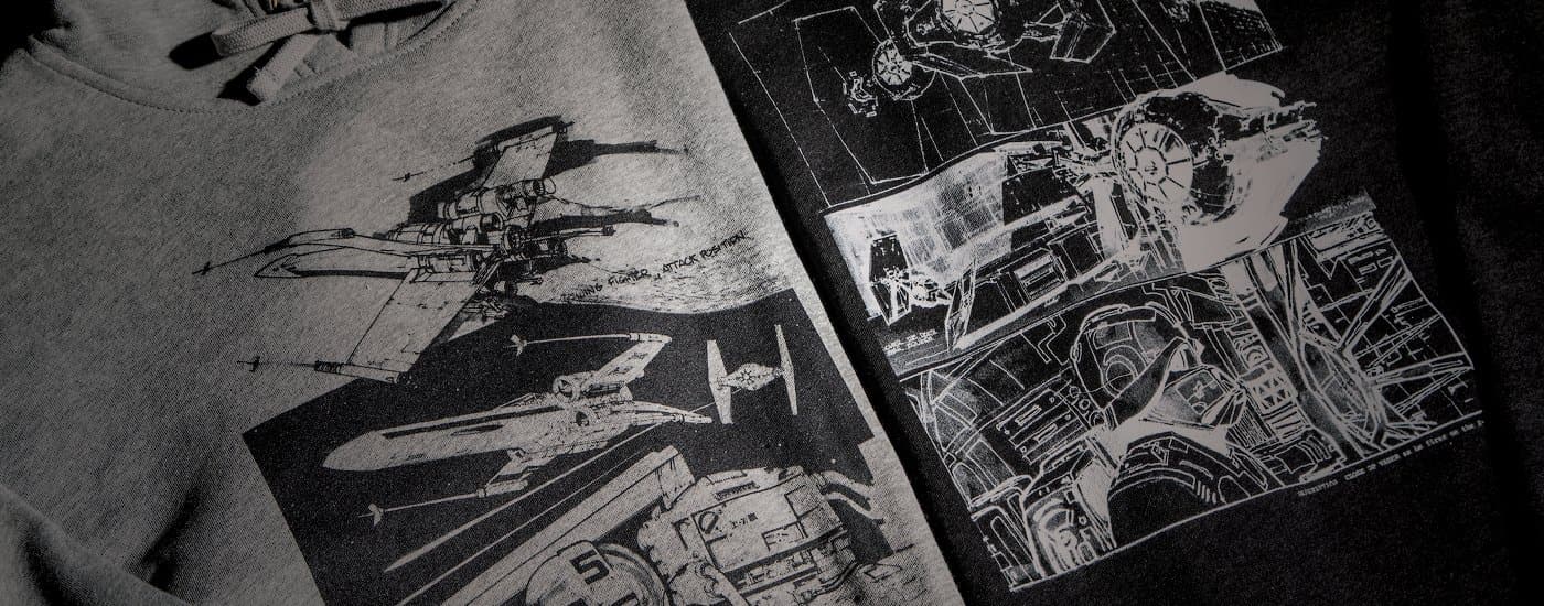 X-Wing Storyboard Collage Hoodie T-Shirts, Sweatshirt | ZylaModa.com (Image 4)