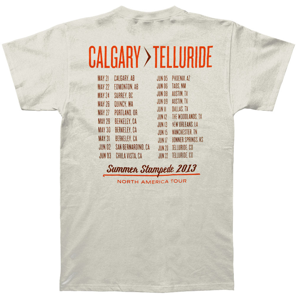 Calgary - Telluride 2013 Tour Slim Fit T-shirt Hoodie, Sweatshirt | ZylaModa.com (Image 2)