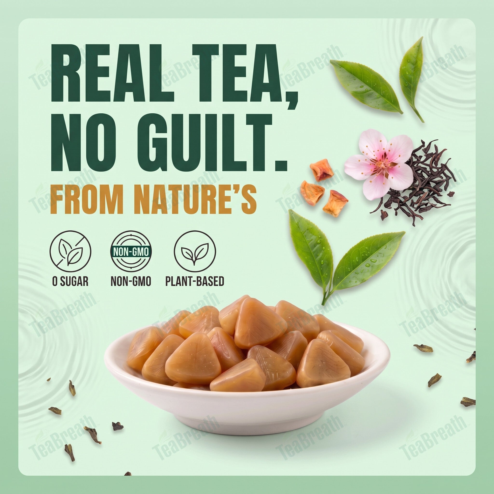 Eastern Tea Extract Lozenges - Osmanthus Oolong Tea Flavor - image 3