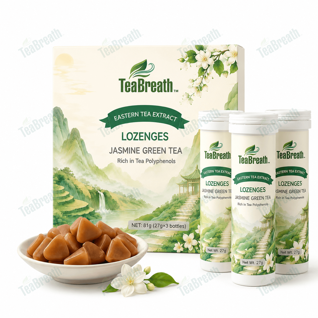 Eastern Tea Extract Lozenges - Jasmine Green Tea Flavor - image 1