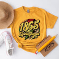 1865 Juneteenth Leopard DTF Transfer T-Shirts, Hoodie, Sweatshirt | ZylaModa.com