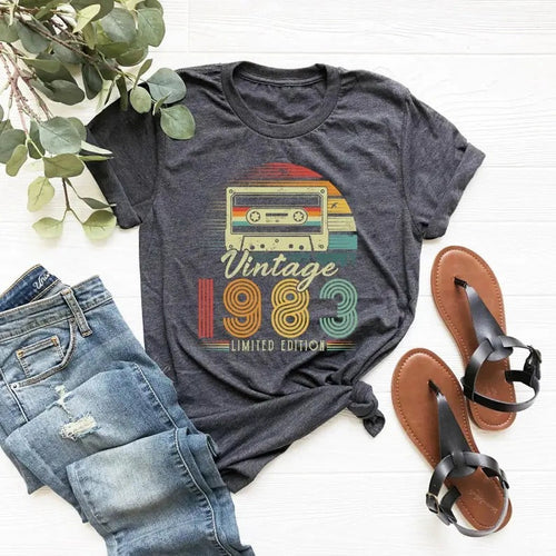 1983 Vintage Shirt, 1983 Birthday Shirt, 40th Birthday Gift,40th Birthday Gift Shirt, 1983 Vintage Tee, 1983 Retro Shirt,...
