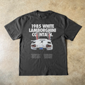 '1985 LAMBORGHINI COUNTACH' HEAVYWEIGHT BLACK T-SHIRT Hoodie, Sweatshirt | ZylaModa.com (Image 1)