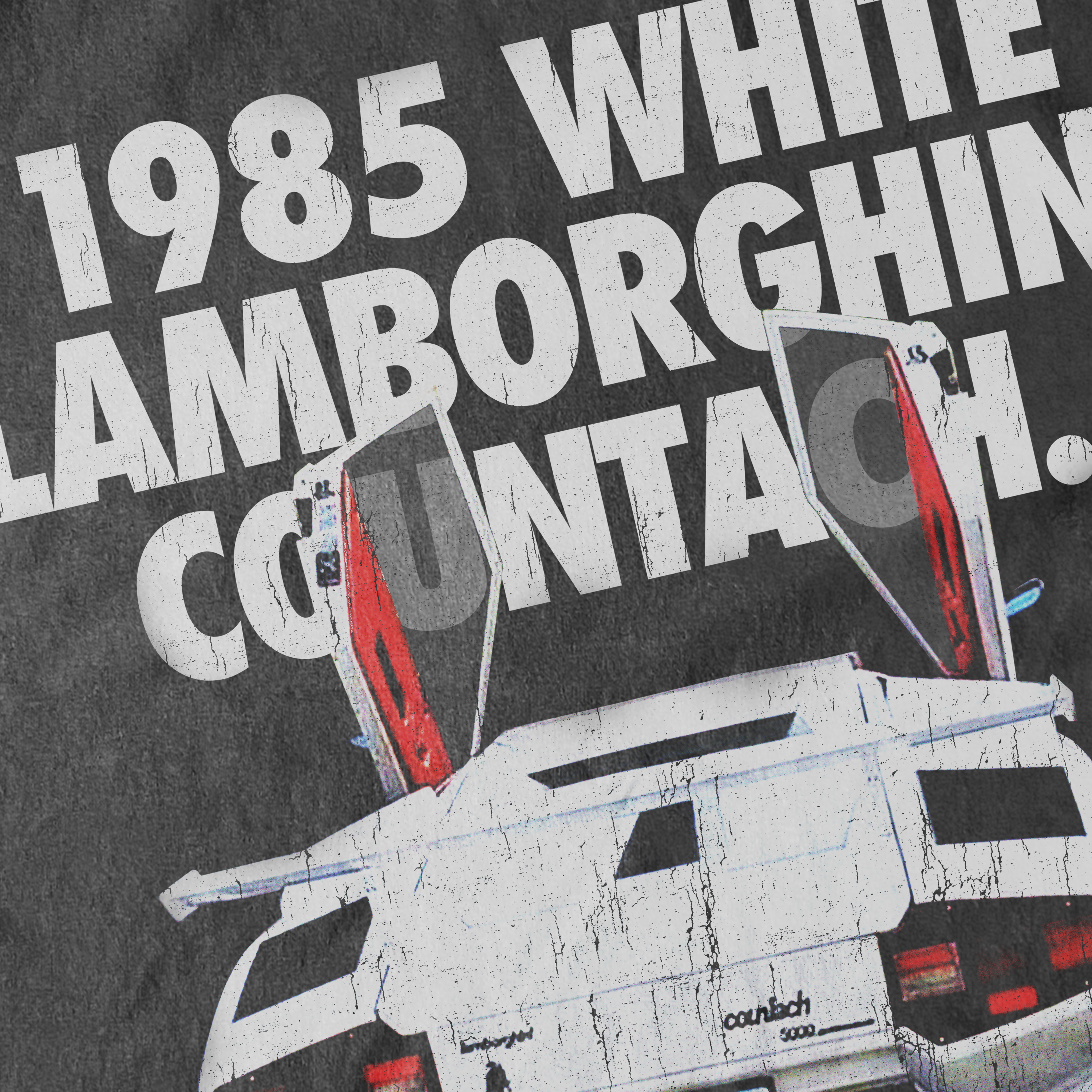 '1985 LAMBORGHINI COUNTACH' HEAVYWEIGHT BLACK T-SHIRT Hoodie, Sweatshirt | ZylaModa.com (Image 2)