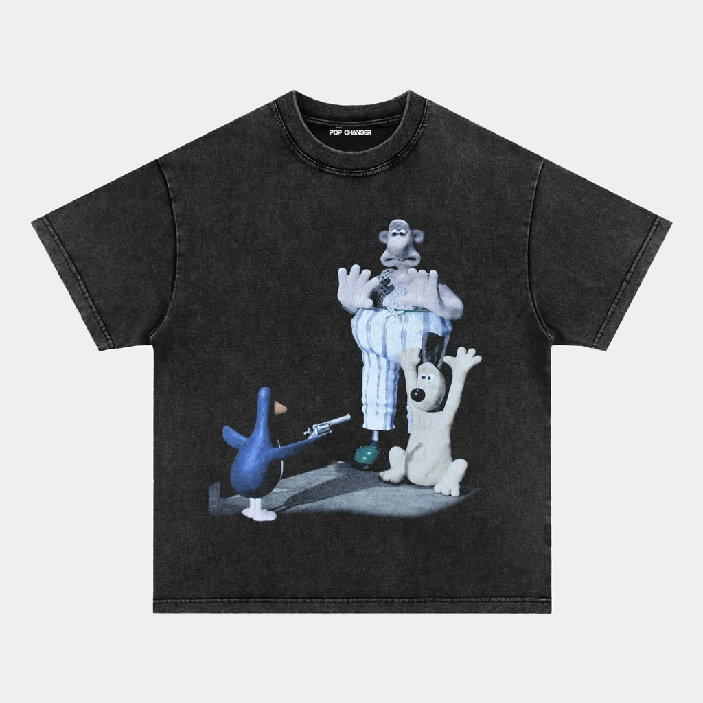 1989 WALLACE AND GROMIT TEE Hoodie, Sweatshirt | ZylaModa.com (Image 4)