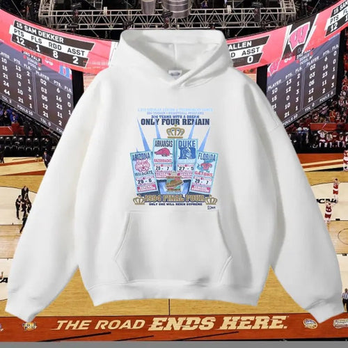 1994 FINAL FOUR ONLY YOUR REMAIN TEE, VINTAGE GRAPHIC TEES, NCAA T SHIRT, SWEATSHIRT, HOODIE | ZylaModa.com