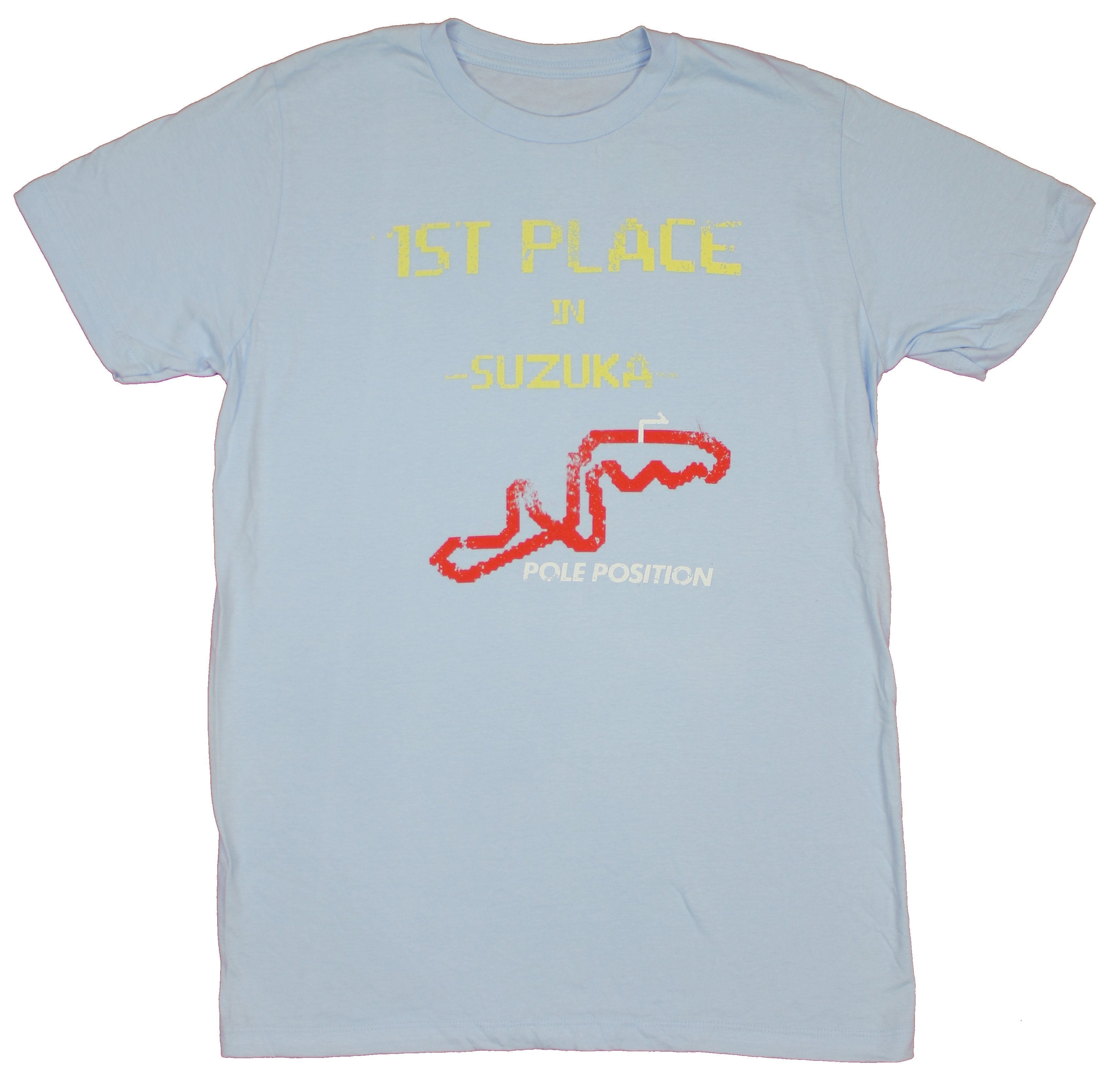 Pole Position Mens T-Shirt - 1st Place Suzuka Distressed Track Image Hoodie, Sweatshirt | ZylaModa.com