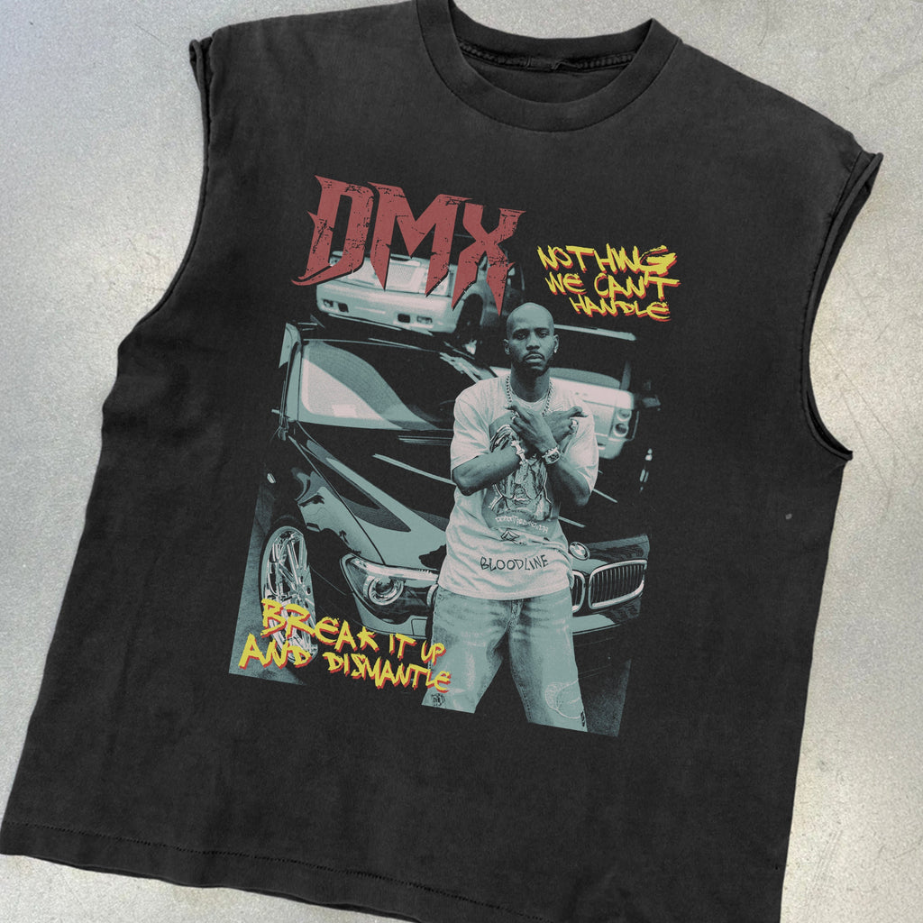 DMX HEAVYWEIGHT BLACK CUT- OFF T-SHIRT Hoodie, Sweatshirt | ZylaModa.com (Image 2)