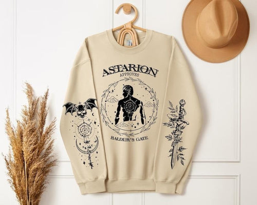 2 Slide, Baldurs Gate 3 Astarion Sweatshirt Hoodie, Astarion Sweater, Gamer Gift, Astarion Rogue, Video Game, Astarion...