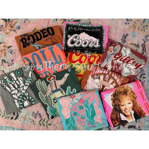 2 Surprise Comfort Color T shirts for 34.99 | Choose your category | Western~ Band~Mama~Faith~Summer~Patriotic~Seasonal...