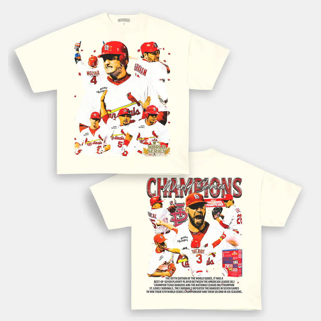 2011 WORLD SERIES CHAMPS - CARDINALS TEE - [DS] Hoodie, Sweatshirt | ZylaModa.com (Image 2)