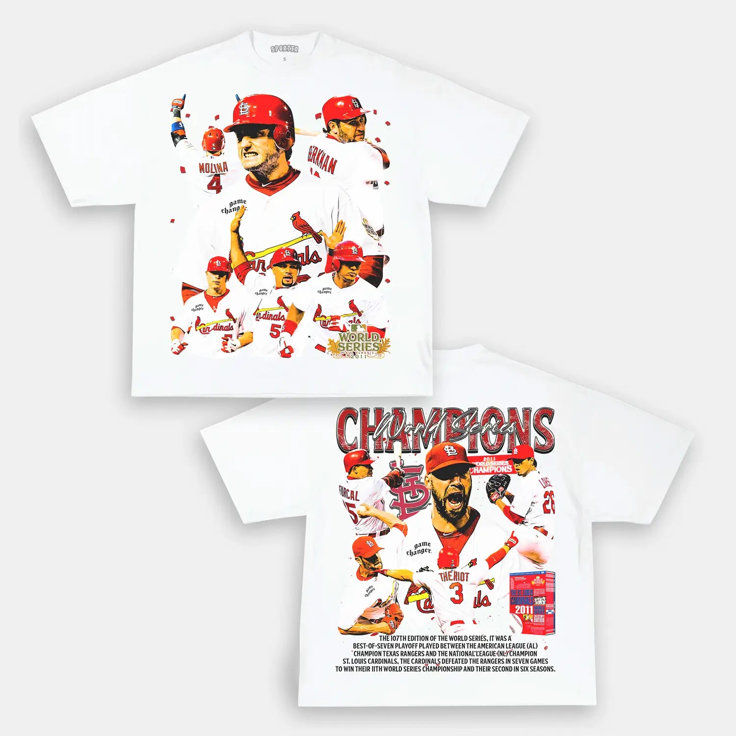 2011 WORLD SERIES CHAMPS - CARDINALS TEE - [DS] Hoodie, Sweatshirt | ZylaModa.com (Image 3)