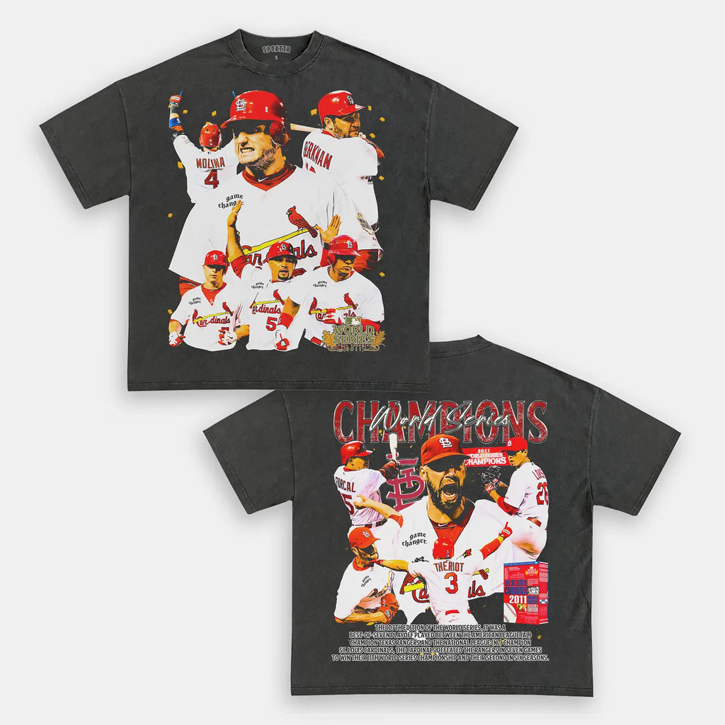 2011 WORLD SERIES CHAMPS - CARDINALS TEE - [DS] Hoodie, Sweatshirt | ZylaModa.com (Image 4)