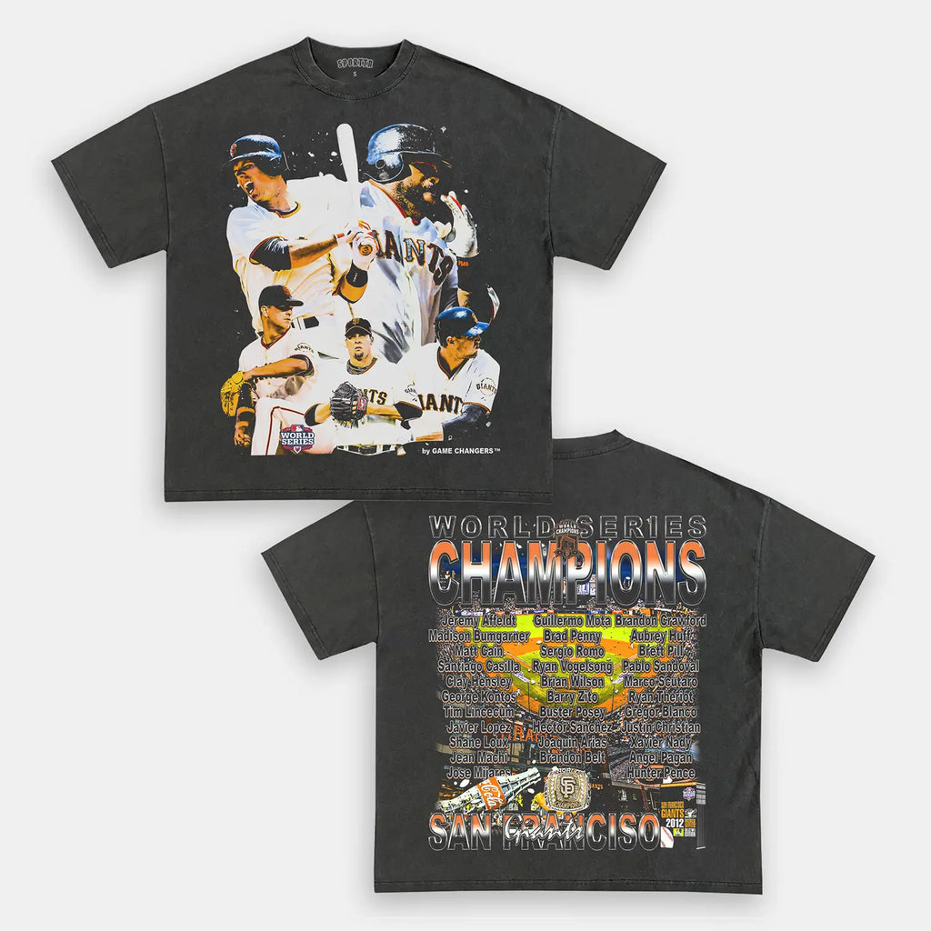 2012 WORLD SERIES CHAMPS - GIANTS TEE - [DS] Hoodie, Sweatshirt | ZylaModa.com (Image 1)