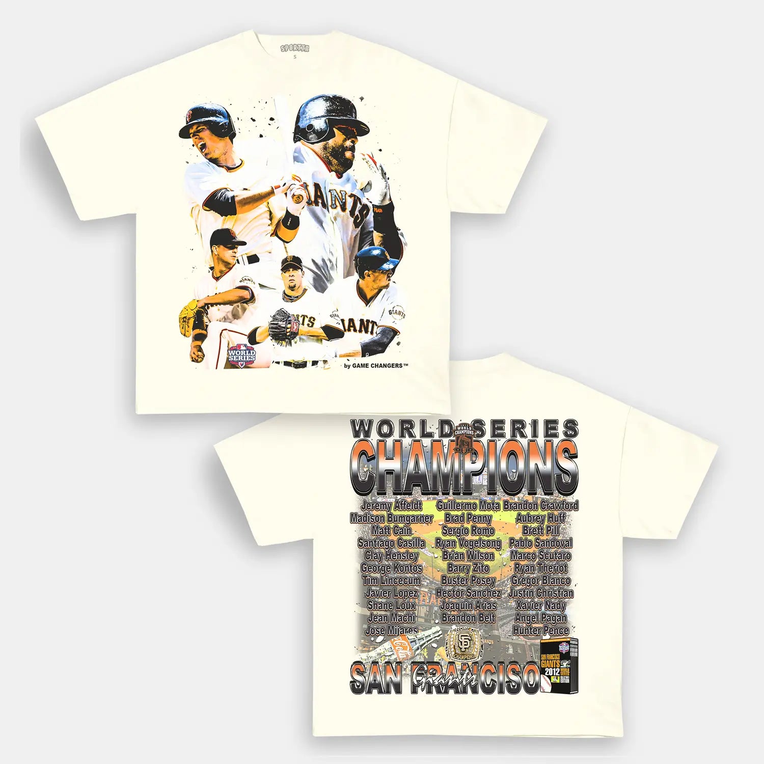 2012 WORLD SERIES CHAMPS - GIANTS TEE - [DS] Hoodie, Sweatshirt | ZylaModa.com (Image 3)