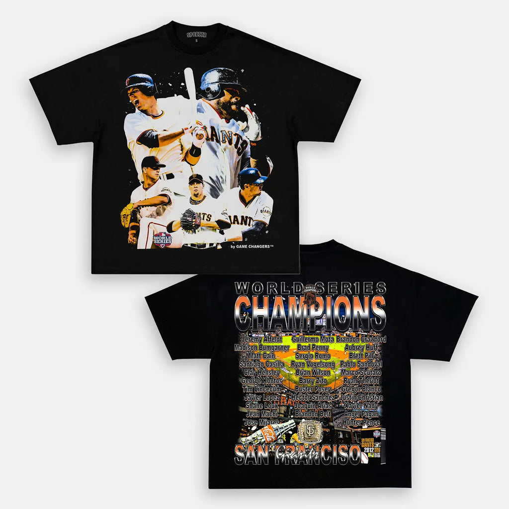 2012 WORLD SERIES CHAMPS - GIANTS TEE - [DS] Hoodie, Sweatshirt | ZylaModa.com (Image 4)
