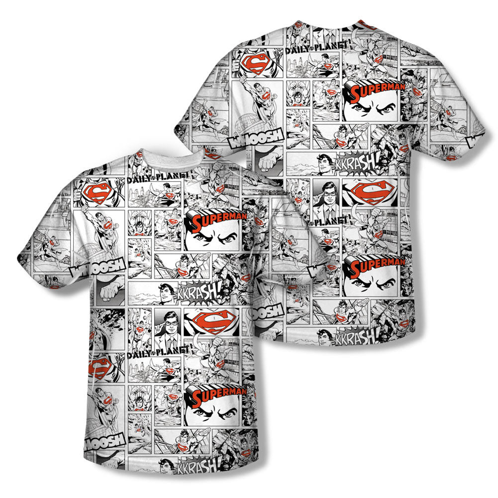 Comic Page All Over Sublimation T-shirt Hoodie, Sweatshirt | ZylaModa.com
