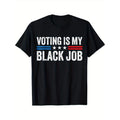 2024 Election Statement Tee - Vote is My Black Work T-Shirt for Men and Women Made in USA Hoodie, Sweatshirt | ZylaModa.com