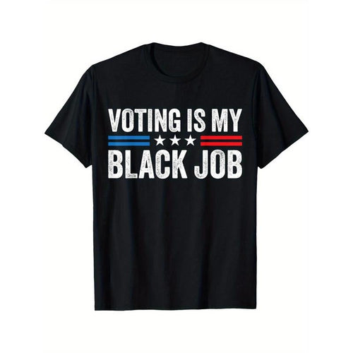 2024 Election Statement Tee - Vote is My Black Work T-Shirt for Men and Women Made in USA Hoodie, Sweatshirt | ZylaModa.com