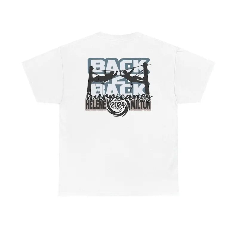 2024 Hurricane Helene Milton Lineman Journeyman Unisex Heavy Cotton Tee Storm Crew BACK 2 BACK Hoodie, Sweatshirt