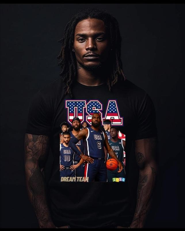 2024 USA basketball team olympic T-shirt, 2024 USA basketball olympic team tee, 2024 olympic basketball t-shirt USA, 2024...