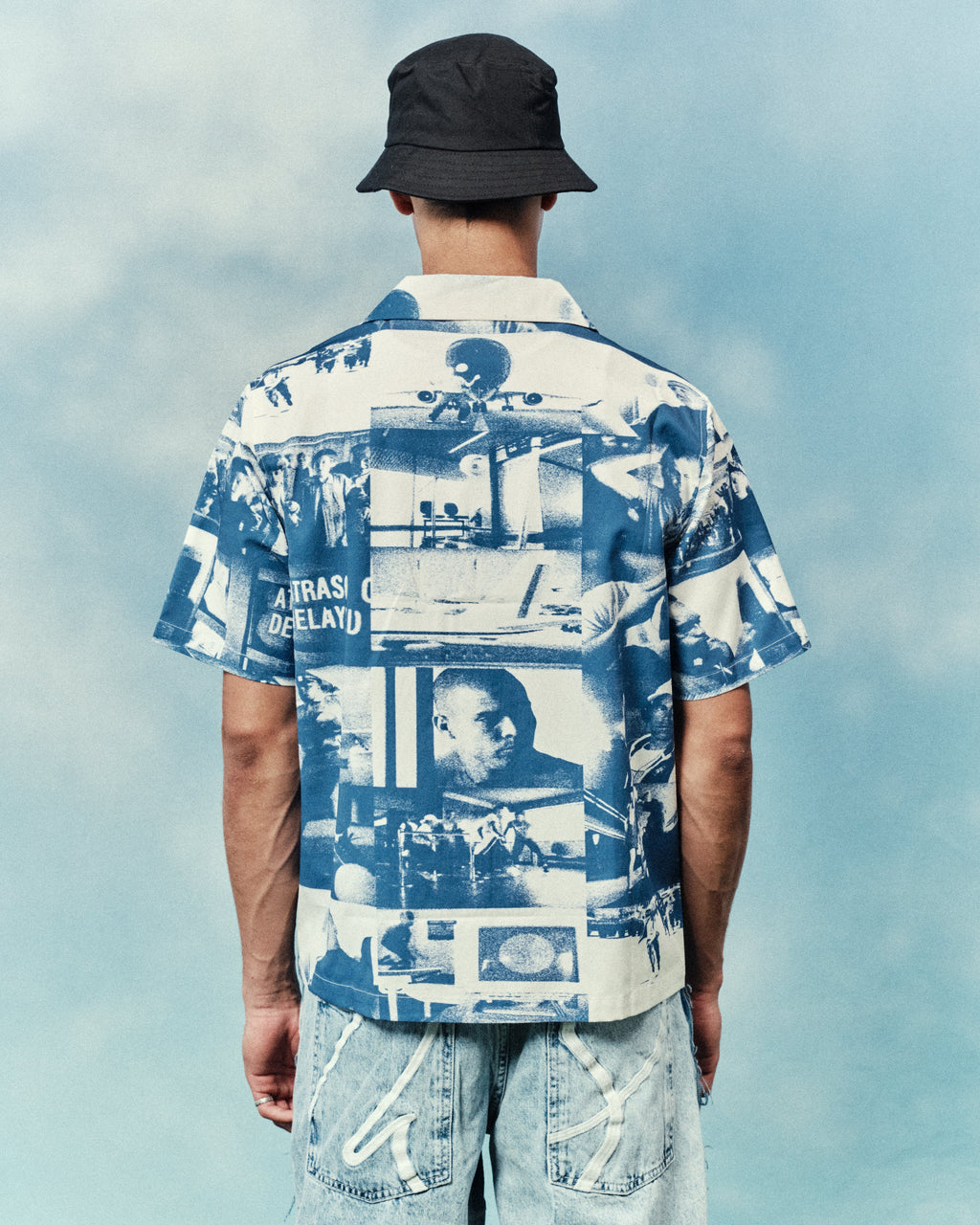 Airport Button Down Shirt Hoodie, Sweatshirt | ZylaModa.com (Image 4)