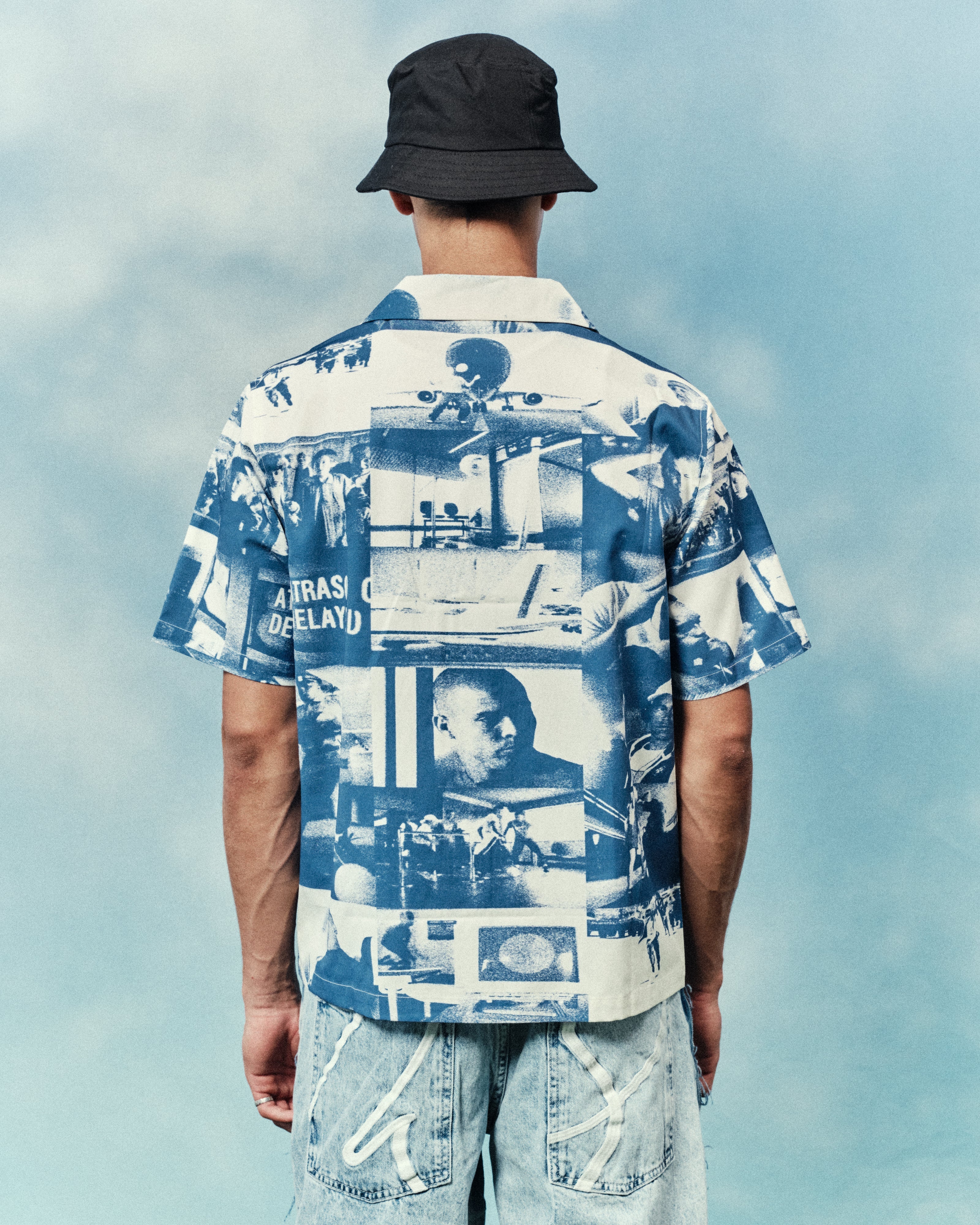 Airport Button Down Shirt Hoodie, Sweatshirt | ZylaModa.com (Image 4)