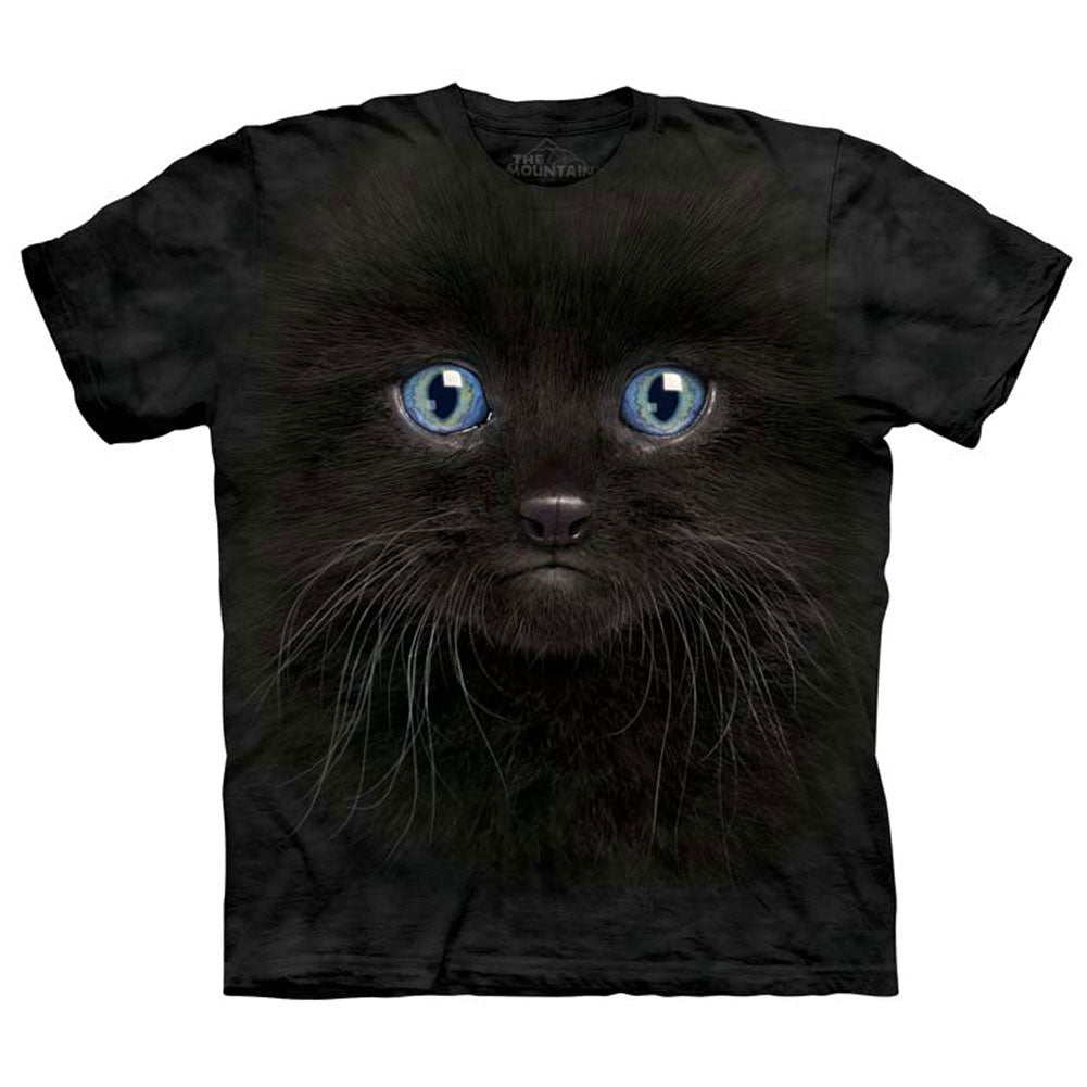 Black Kitten Face Small T-shirt Hoodie, Sweatshirt | ZylaModa.com
