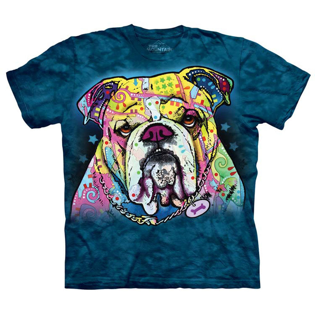 Colorful Bulldog T-shirt Hoodie, Sweatshirt | ZylaModa.com
